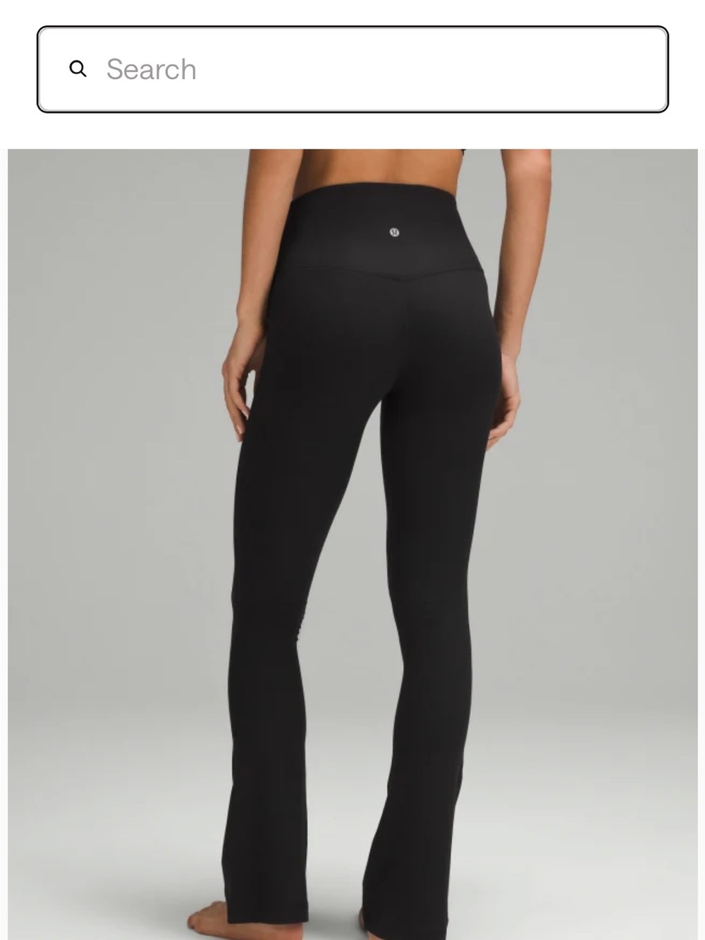 lululemon Align™ High-Rise Ribbed Mini-Flare Pant (length short)